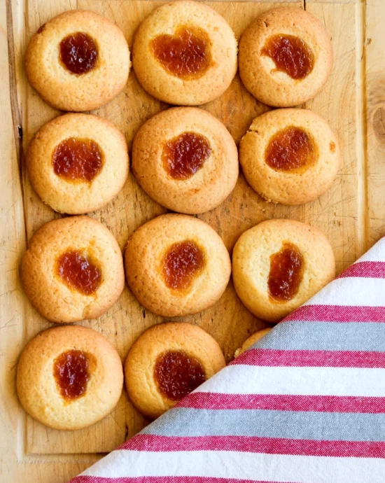 ciastka z dżemem