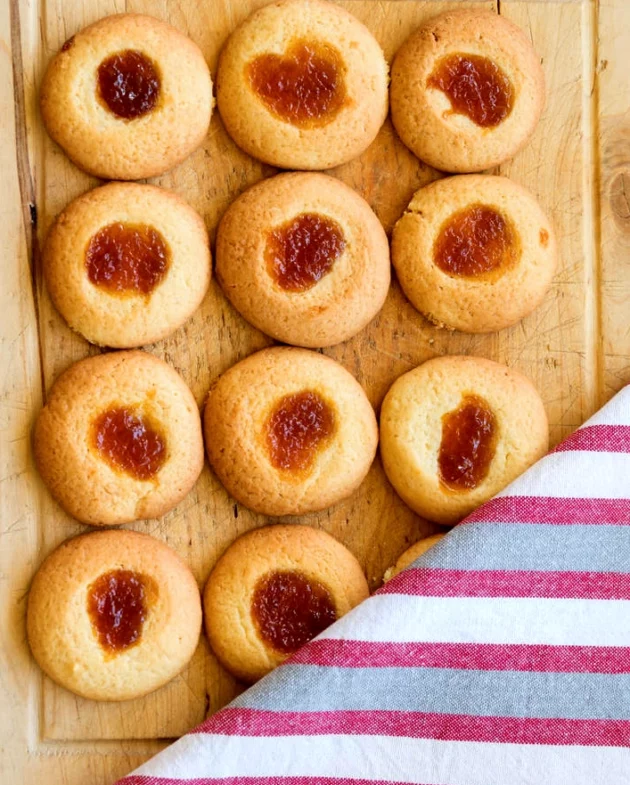 ciastka z dżemem