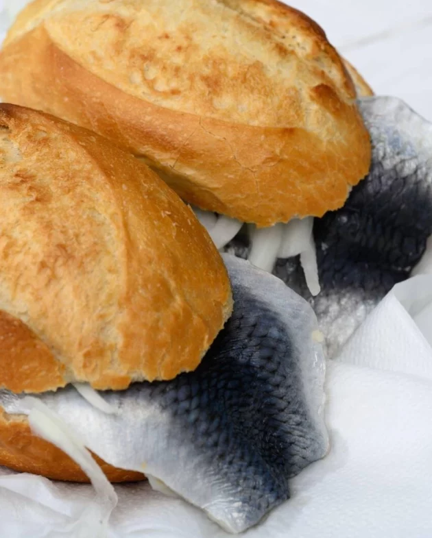 Bismarckhering-Brötchen